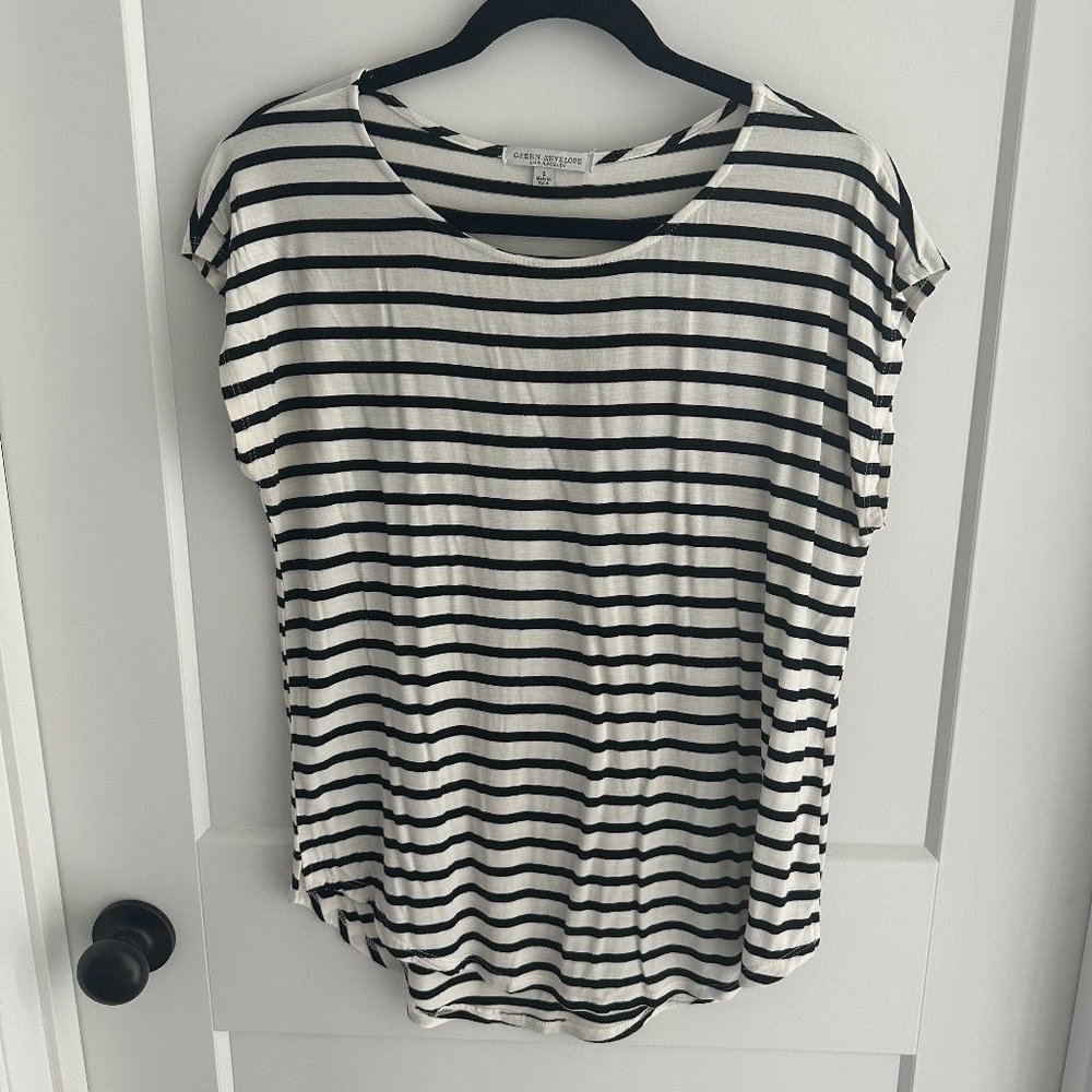 Green Envelope Womens Sleeveless Top